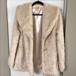C&C California Faux Fur oversized coat- size M
